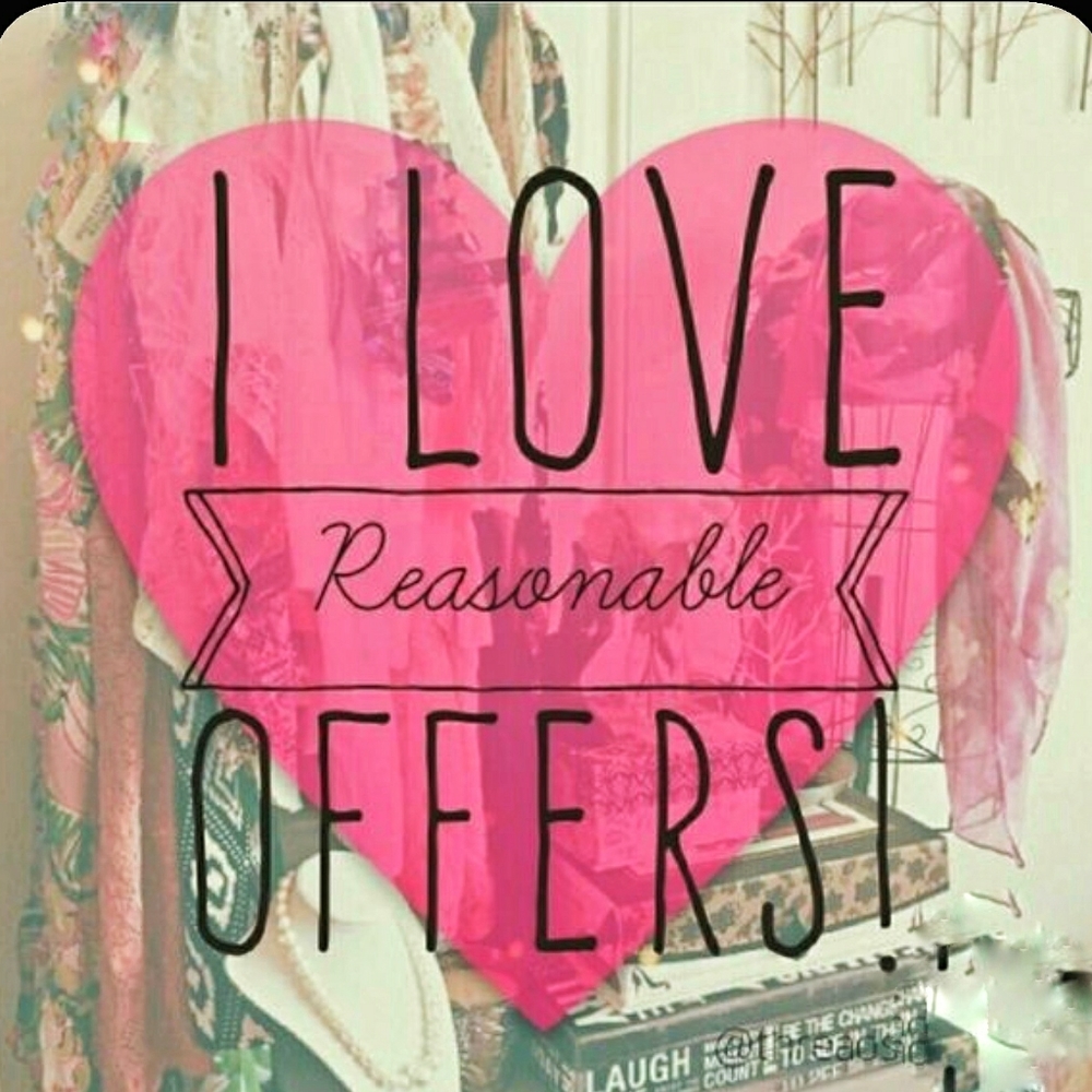 Reasonable Offers. ♡